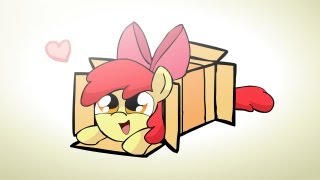 Custom MLP My Little Pony Apple Bloom Filly Colt DIY Painted Craft Foal Toy [upl. by Aleciram]