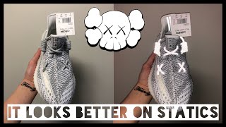 KAWS x YEEZY BOOST 350 STATIC LACING EASY TUTORIAL [upl. by Haidebej559]