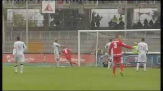 ascoli  ANCONA 13 211109 Gol con effetti stadio [upl. by Tiffy]