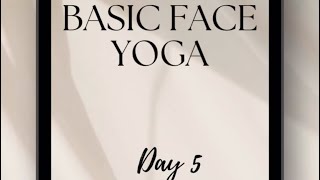 Day 5 of Week 1 Strengthen and lift with each gentle movement 🌼 FaceYogaChallenge [upl. by Hogen]