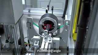 Magnetic rotor automatic balancing machine operation videos Step 5 Positioning Compensation [upl. by Macfadyn]