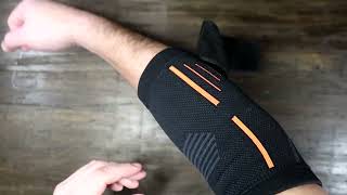 APOYO Elbow Brace Tennis Compression Sleeve [upl. by Alodi94]