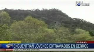 Hallan a personas extraviadas en el Cerro de Monserrate [upl. by Einaej946]