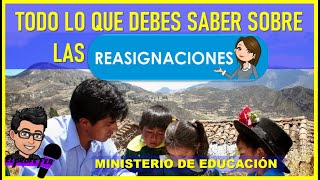 📢👉TODO LO QUE DEBES SABER SOBRE EL PROCESO DE REASIGNACIÓN DOCENTE [upl. by Annelise647]