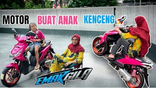 KENCENG 🔥🚀 MOTOR ANAK EMAK GILA 💕 emak emakgila [upl. by Unity838]