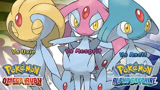 Pokémon Omega Ruby amp Alpha Sapphire  Uxie Mesprit amp Azelf Battle Music HQ [upl. by Annayram]