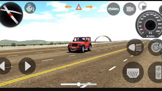 Dollarsong Red Mahindra thar 😈  Indian car simulator  Android gameplay [upl. by Frederica]