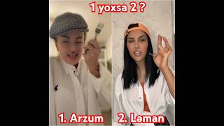 Arzum yoxsa Ləman arzum9999 leman4141 keşfet [upl. by Cuda]