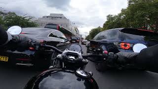 POV Extreme Filtering in London Traffic 🇬🇧 Triumph Street Twin 900cc Bonneville 4k [upl. by Ginelle]