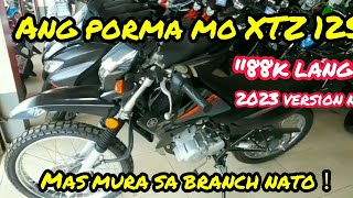 New Xtz125 2023🔥Mas pinatipid at pinaporma！Price and specs！ [upl. by Mathe]