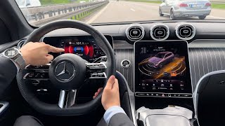 2023 Mercedes GLC Hybrid AMG  Full Drive Review GLC 400e Interior Exterior [upl. by Anoi798]