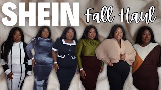 SHEIN HAUL  Plus Size  FALL EDITION  Choerline Cadet [upl. by Cailean430]