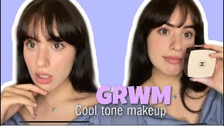 Cool tone makeup  GRWM using Korean Beauty products KOR SUBS [upl. by Lasser]