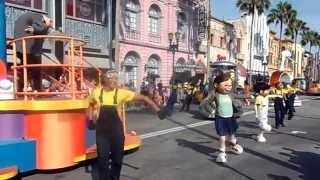 ALL STAR PARADE AT UNIVERSAL STUDIOS FLORIDA JUNE 2013 [upl. by Ellehsor]