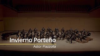 Invierno Porteño A Piazzolla  Alhambra Guitar Ensemble [upl. by Dulciana]