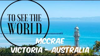 4K  Walking around McCrae Town centre and Beach  Victoria Australia  10th July 2020 [upl. by Yecram577]