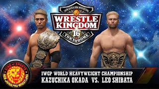 Kazuchika Okada vs Leo Shibata  Loser Leaves Japan  NJPW WrestleKingdom Night 1 Jan4th Highlights [upl. by Liggitt]