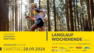 DSV Deutschlandpokal Skilanglauf 2024 Crosslauf [upl. by Tsuda]