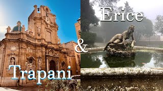 🍋 SICILY  bus trip from Palermo to Trapani and Erice vlog 3 [upl. by Nylrats984]