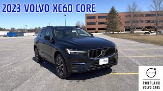 2023 Volvo XC60 B5 Core in Onyx Black Metallic [upl. by Bertine]