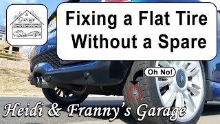 Fixing a Flat Tire Without a Spare  HOW TO DIY [upl. by Ahtela]