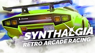 SYNTHALGIA Retro Arcade Racing Game  Extended Steam Trailer ✅ ⭐ 🎧 🎮 [upl. by Loella]