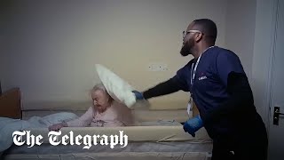 Care workers caught by hidden camera abusing elderly woman with dementia [upl. by Etnohc]