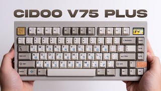 CIDOO V75 Plus Build amp Sound Test  A Thocky Keyboard [upl. by Binny676]