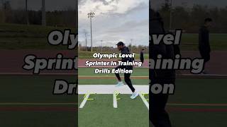 Olympic Level Sprinter In Training Drills Edition [upl. by Elatia370]