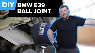 How to Replace BMW E39 Wheel Carrier Ball Joint Rear Sway Bar End Link Integral Link FCP Euro [upl. by Keelia262]