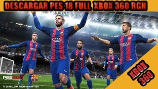 Descarga Pes18 FULL para xbox 360 RGH em português [upl. by Aseeral740]