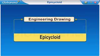 Engineering Drawing Conic section Epicycloid HIGH [upl. by Yelda510]