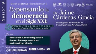 📢¡Comienza la sesión 9 de la materia optativa quotRepensando la Democracia en el Siglo XXIquot [upl. by Salman]