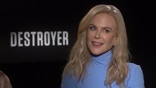 Nicole Kidman on How Her Kids Felt About Her Destroyer Make Up Transformation Exclusive [upl. by Billie]