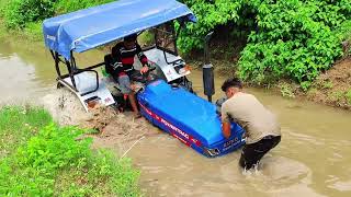 tractor got stuck in water  Tractor video [upl. by Winfred]