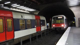 Paris MI84 RER A  La Défense croisement [upl. by Lokim702]