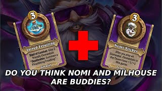 Milhouse and Nomi partnership hits different  Hearthstone Battlegrounds [upl. by Orit]