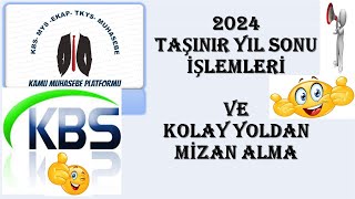 TAŞINIR YIL SONU İŞLEMLERİ 2024  ÖZEL [upl. by Stoddart]