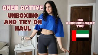 ONER ACTIVE EFFORTLESS UNBOXING AND TRY ON HAUL AND IM MOVING COUNTRY [upl. by Gosnell]