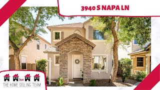 3940 S Napa Ln Gilbert AZ 85297  Power Ranch  The Home Selling Team AZ [upl. by Aihtebat840]