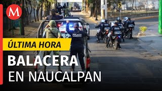 Reportan balacera en Naucalpan hay una persona sin vida [upl. by Bocyaj]