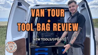 ELECTRICIANS VAN TOUR 1 YEAR ON  VETO PRO PAC TECH XL REVIEW [upl. by Vallo]