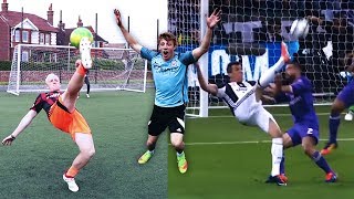 BICYCLE KICK FOOTBALL CHALLENGE VS W2S amp CHARLIE MORLEY [upl. by Niveg]