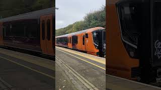 730033 departing coseley with 2 depot whistles [upl. by Waddle]