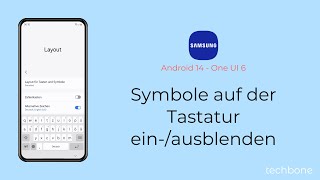 Symbole auf der Tastatur einblenden oder ausblenden  Samsung Android 14  One UI 6 [upl. by Adiela979]