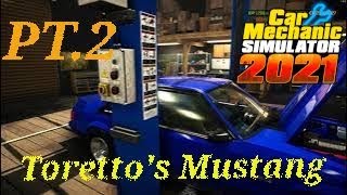 Car Mechanic Simulator  Jakob Torettos Mustang part 2 [upl. by Center]