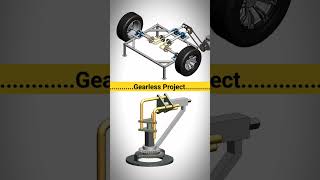 Gearless Project Mechanism mechanism 3ddesign engineering [upl. by Llennej]