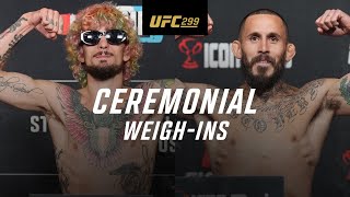 UFC 299 Ceremonial WeighIn [upl. by Nixie839]