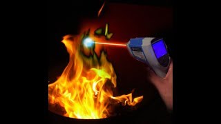 Fire VS Infrared Thermometer  How Hot is Fire [upl. by Inanak843]