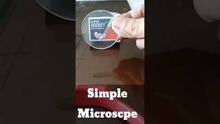 Simple Microscope 🔬foryou shorts short physics science [upl. by Ludie]